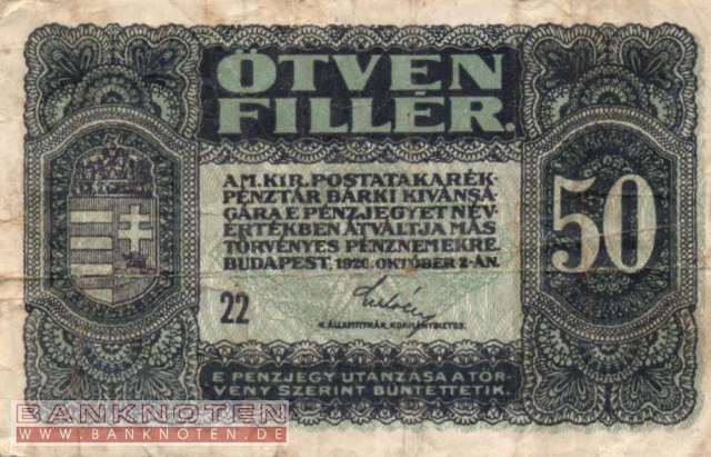 Hungary - 50  Filler (#044_F)