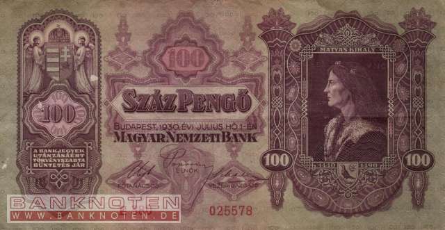 Ungarn - 100 Pengö (#098_VF)