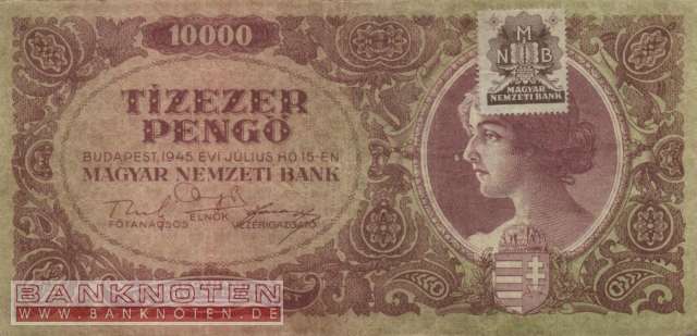 Hungary - 10.000  Pengö (#119b-1_F)