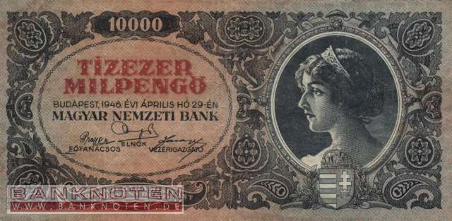 Ungarn - 10.000 Milpengö (#126_VF)