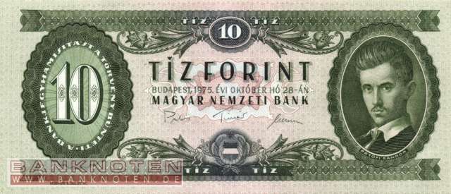 Ungarn - 10  Forint (#168e_UNC)