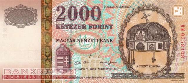 Hungary - 2.000  Forint (#186a_UNC)