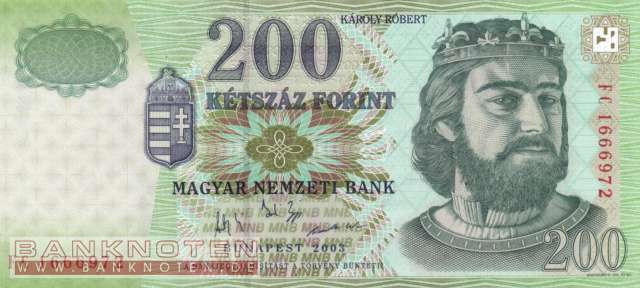 Hungary - 200  Forint (#187c_UNC)