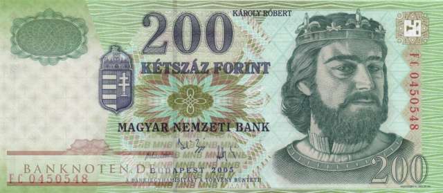 Ungarn - 200  Forint (#187e_UNC)