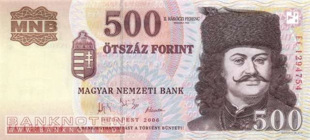 Ungarn - 500  Forint (#194_UNC)