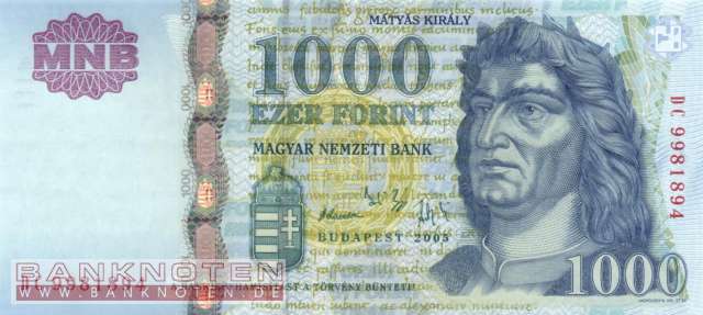 Ungarn - 1.000 Forint (#195a_UNC)