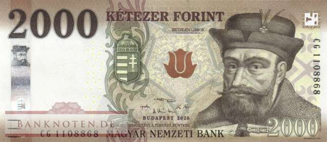 Ungarn - 2.000  Forint (#204c_UNC)