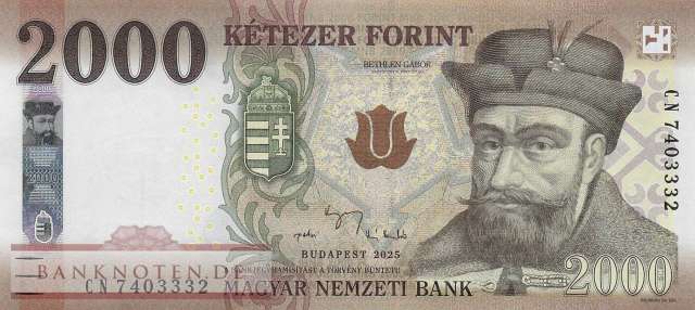 Hungary - 2.000  Forint (#204d-2_UNC)