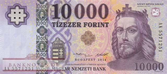 Hungary - 10.000  Forint (#206a_UNC)