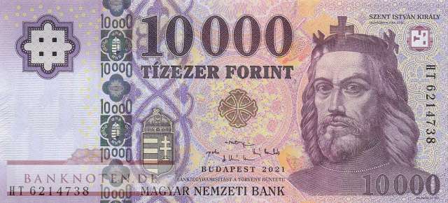 Hungary - 10.000  Forint (#206e_UNC)