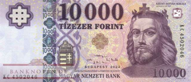 Hungary - 10.000  Forint (#206f_UNC)