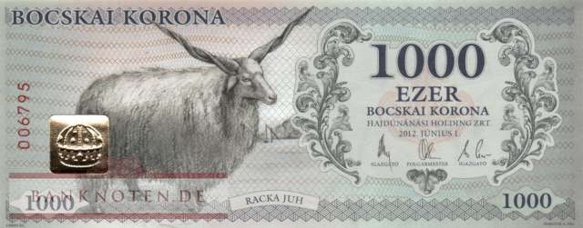 Ungarn - Hajdunanas Regionalgeld - 1.000  Forint (#912a_UNC)