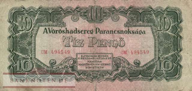 Ungarn - 10  Pengö (#M005_VG)