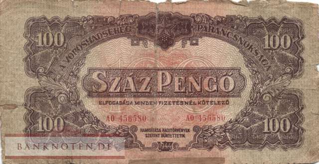 Ungarn - 100  Pengö (#M008-1_G)