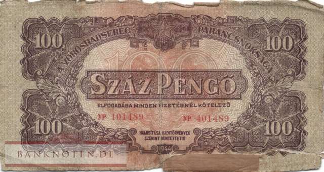 Hungary - 100  Pengö (#M008-2_G)