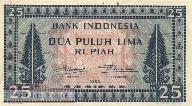 Indonesien - 25  Rupiah (#044a_F)