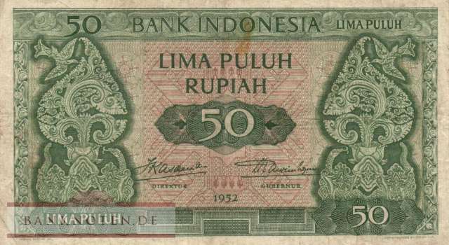 Indonesien - 50  Rupiah (#045_F)