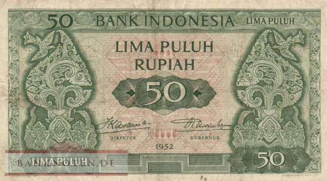Indonesia - 50 Rupiah (#045_VF)