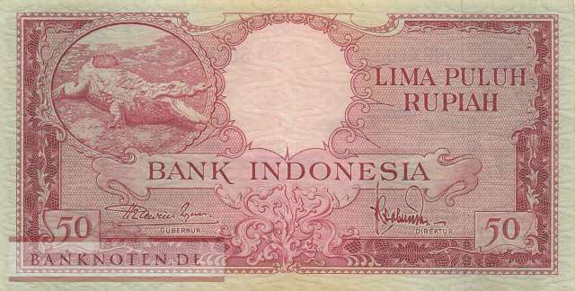 Indonesia - 50  Rupiah (#050_VF)