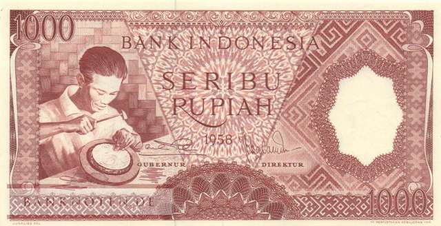Indonesia - 1.000  Rupiah (#061_AU)