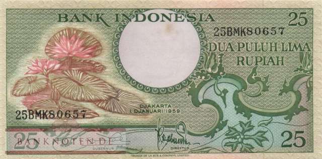 Indonesien - 25  Rupiah (#067a_AU)