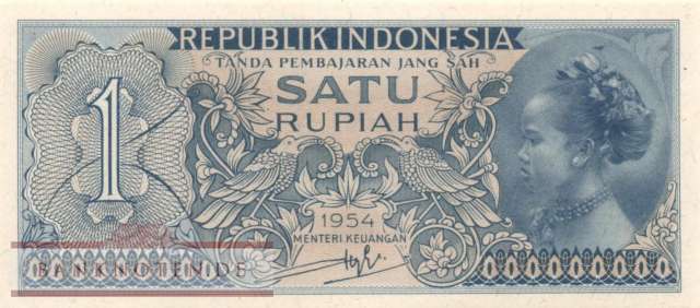 Indonesien - 1  Rupiah (#072_AU)