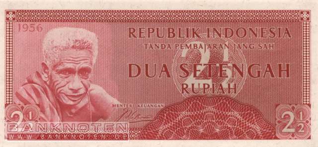 Indonesien - 2 1/2  Rupiah (#075_UNC)