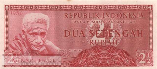 Indonesien - 2 1/2  Rupiah (#075_AU)