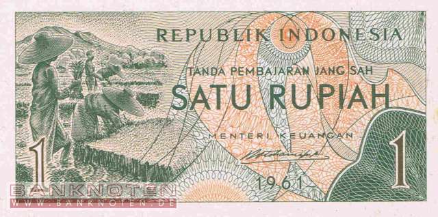 Indonesia - 1  Rupiah (#078_UNC)