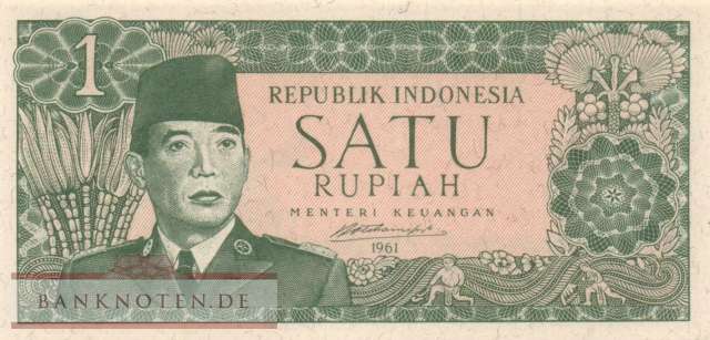 Indonesia - 1  Rupiah (#079A_UNC)