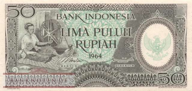 Indonesia - 50  Rupiah (#096_UNC)