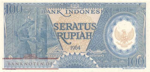 Indonesia - 100  Rupiah (#098_UNC)