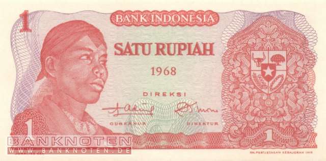 Indonesia - 1  Rupiah (#102a_UNC)