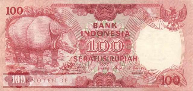 Indonesien - 100  Rupiah (#116_VF)