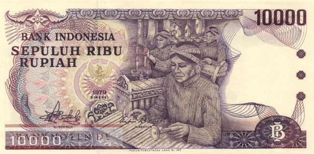 Indonesien - 10.000  Rupiah (#118_UNC)