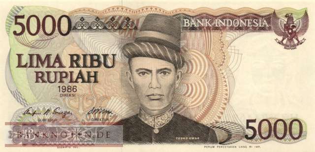 Indonesia - 5.000  Rupiah (#125a_UNC)