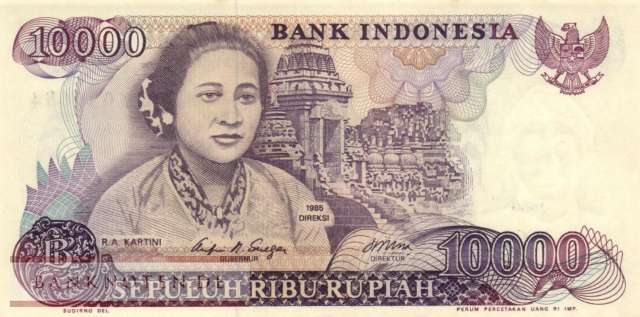 Indonesia - 10.000  Rupiah - Replacement (#126aR_UNC)