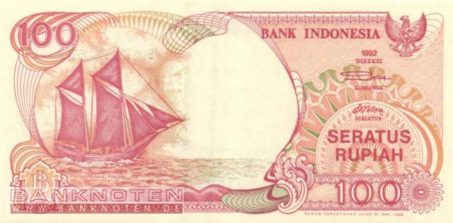 Indonesia - 100 Rupiah (#127d_UNC)