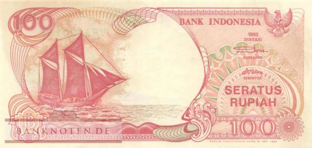 Indonesia - 100  Rupiah (#127d_VF)