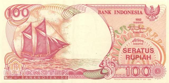 Indonesien - 100  Rupiah (#127e_UNC)