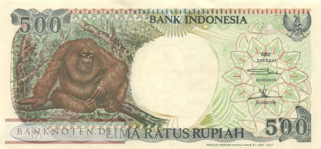 Indonesia - 500  Rupiah (#128f_XF)