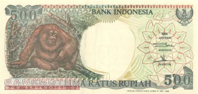 Indonesien - 500  Rupiah (#128h_UNC)