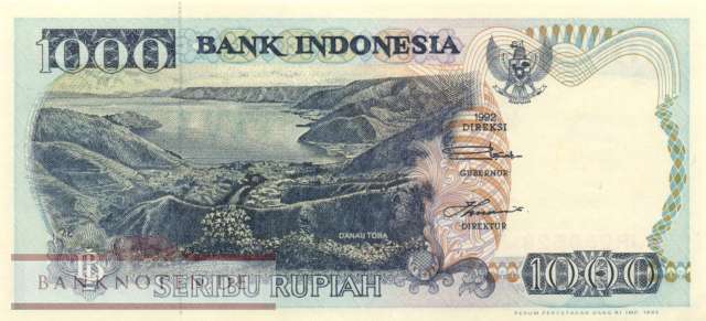 Indonesia - 1.000  Rupiah (#129d_UNC)