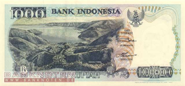 Indonesien - 1.000  Rupiah (#129f_UNC)