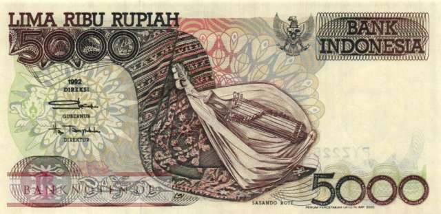Indonesien - 5.000  Rupiah (#130i_UNC)