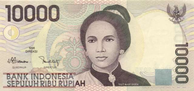 Indonesia - 10.000  Rupiah (#137a_UNC)