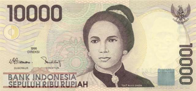 Indonesia - 10.000  Rupiah (#137b_UNC)