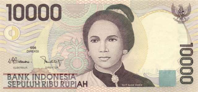 Indonesia - 10.000  Rupiah (#137d_UNC)