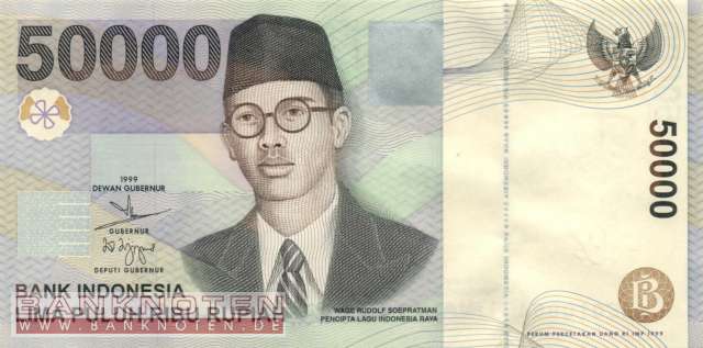 Indonesien - 50.000  Rupiah (#139a_UNC)