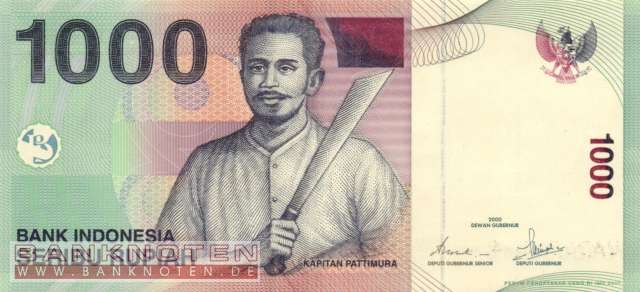 Indonesia - 1.000 Rupiah (#141a_UNC)